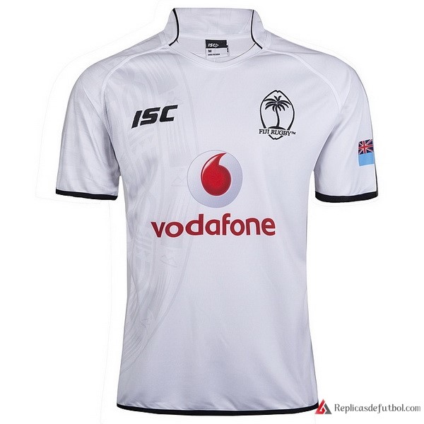 Camiseta Fiyi Primera equipación 2017-2018 Blanco Rugby